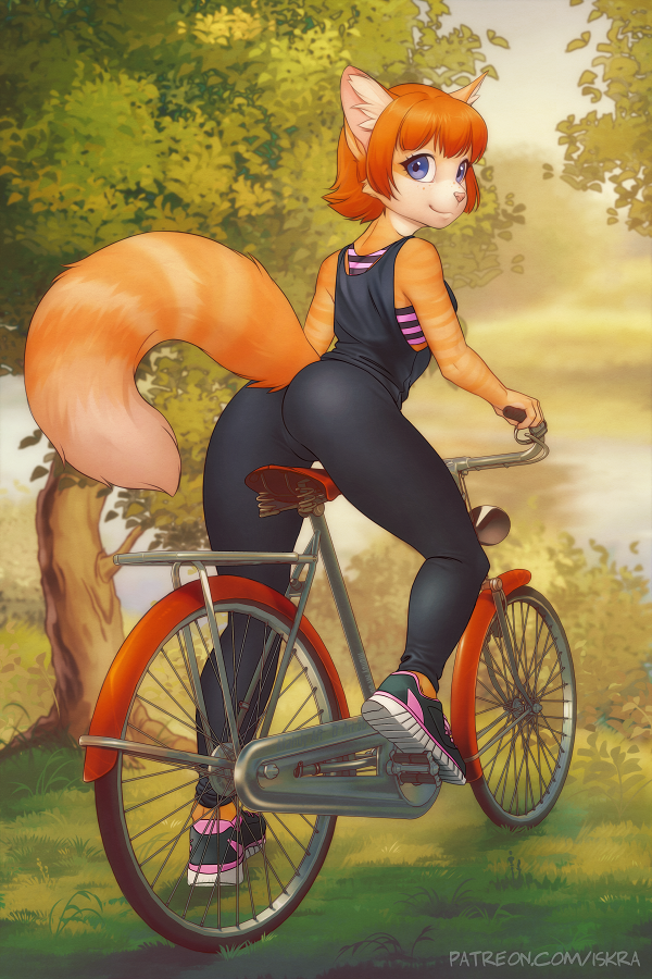 Bicycle pinup by Zengel