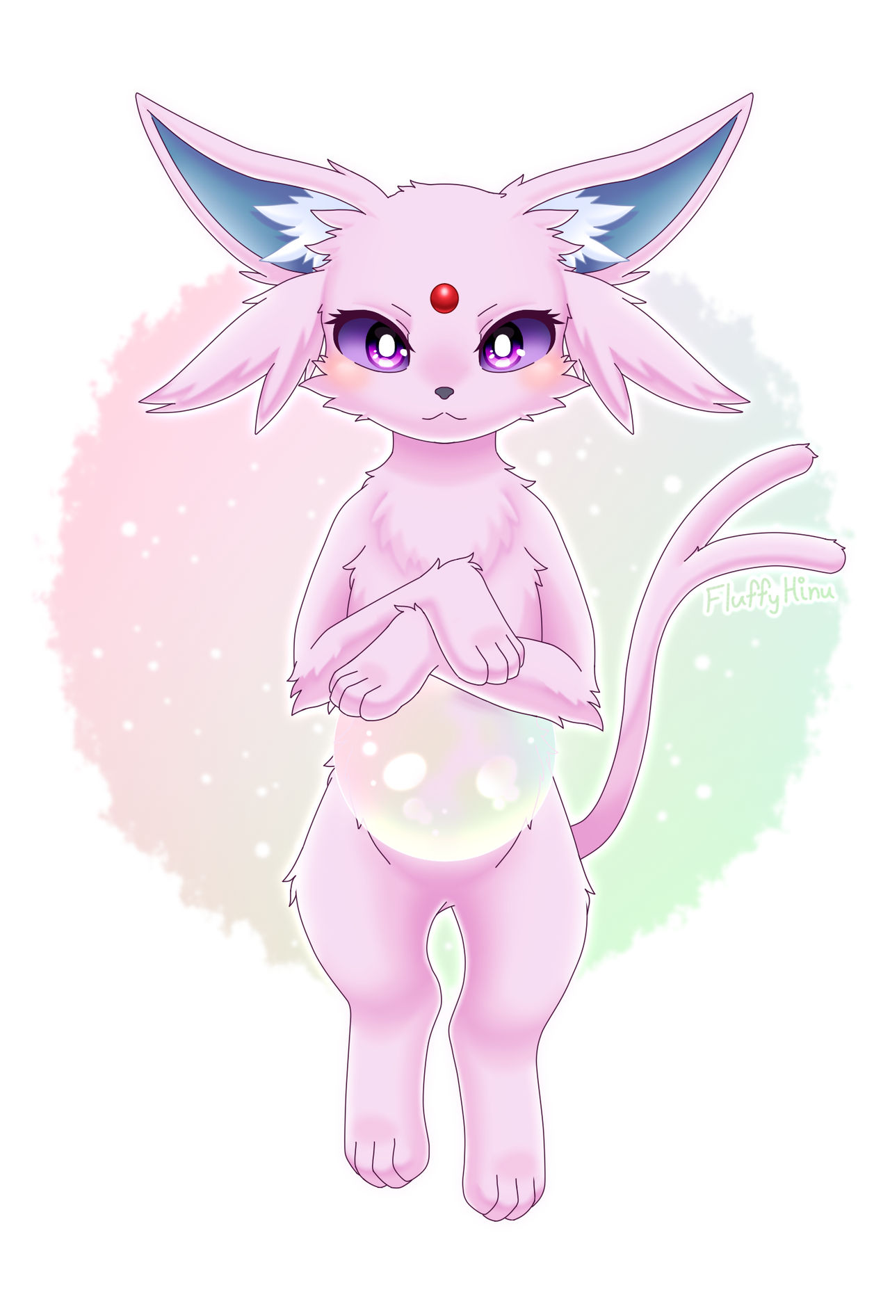 Espeon by FluffyHinu