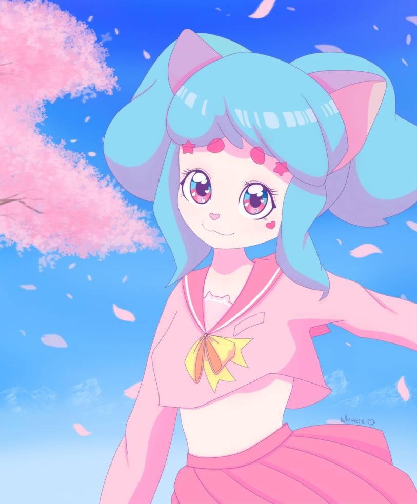 Sakura-Whimzie by rainbowcoloredcrayon